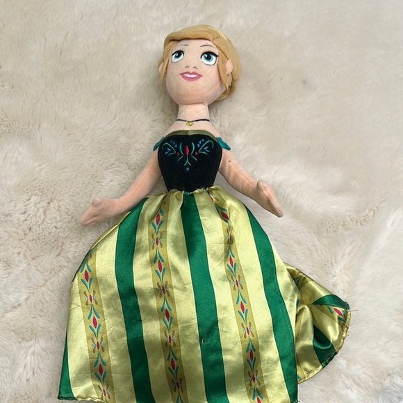 Disney Parks Topsy Turvy Frozen Plush 15" Dolls 2 Sided Anna Elsa Rag Dolls - Picture 3 of 5
